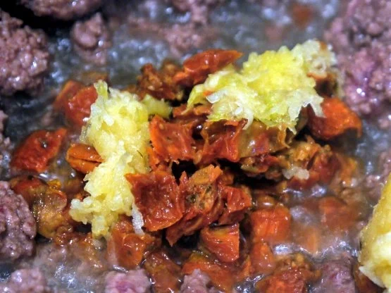 Paprika-Hackpfanne mit Ziegenfeta - Rezept - Bild Nr. 8