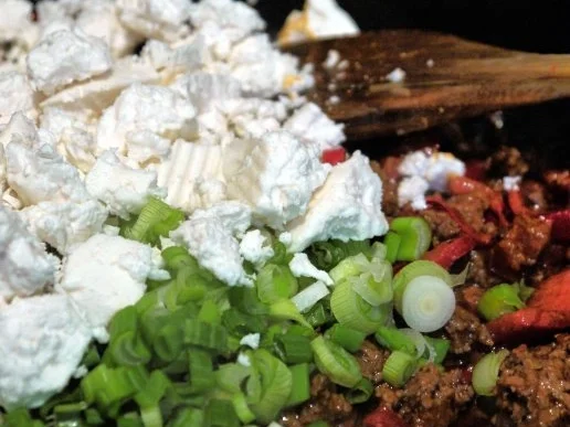 Paprika-Hackpfanne mit Ziegenfeta - Rezept - Bild Nr. 12