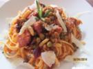 Gourmet -Schinken -Nudeln mit Erbsen und Parmaschinken - Rezept