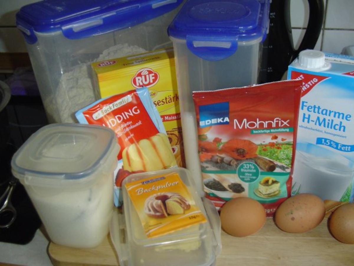 Pudding-Mohn-Streuselkuchen - Rezept - Bild Nr. 3