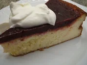 Rezept: Backen: Quarkkuchen ohne Boden mit Pflaumen bedeckt Backen: Quarkkuchen ohne Boden mit Pflaumen bedeckt - Rezept