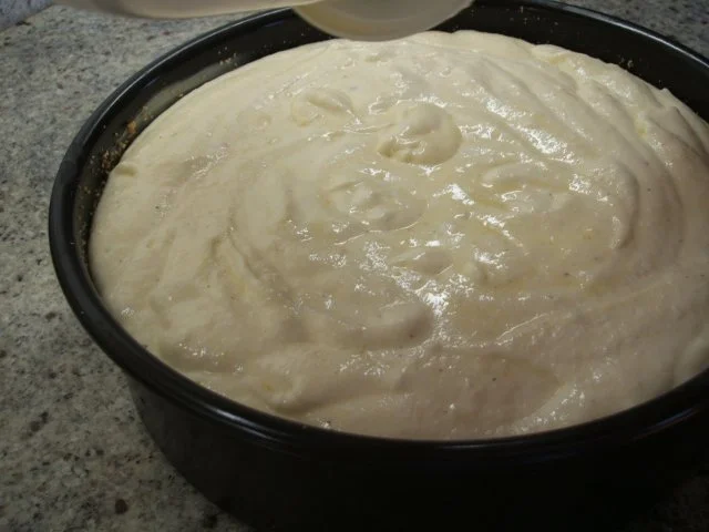 Rezept: Backen: Quarkkuchen ohne Boden mit Pflaumen bedeckt Bild Nr. 5 Backen: Quarkkuchen ohne Boden mit Pflaumen bedeckt - Rezept - Bild Nr. 5