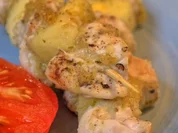 Glasierte Hähnchen-Ananas-Spieße - Rezept