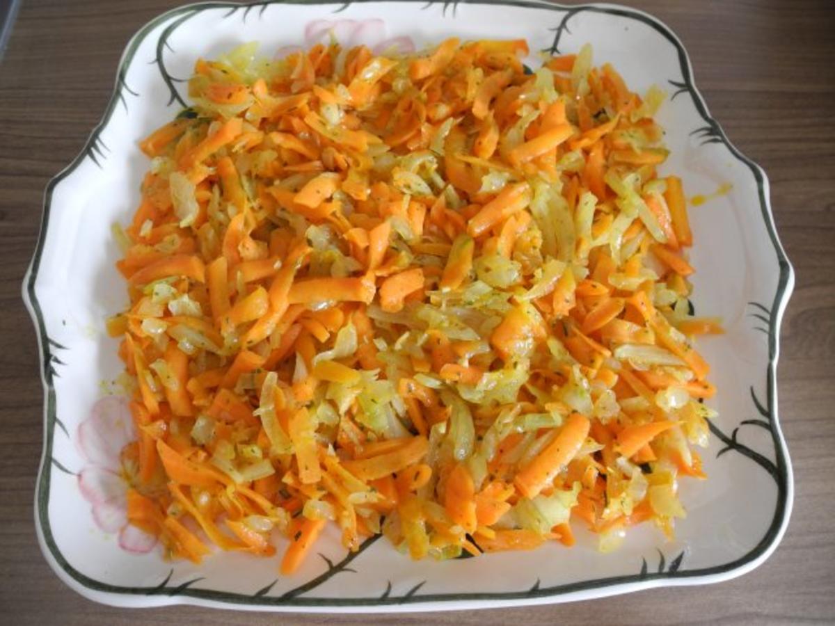 Vegan : Zwiebel - Karotten - Beilage - Rezept