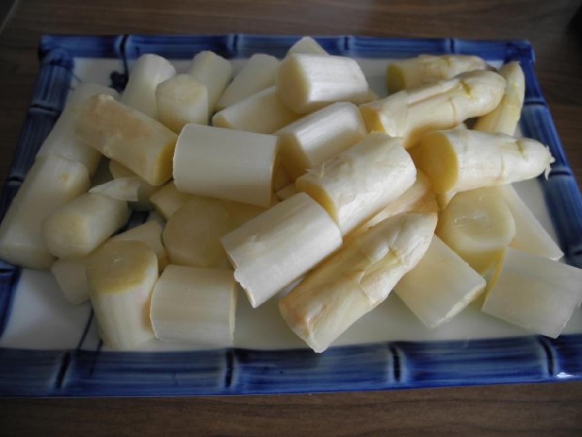 Vegan : Porree - Champignon - Pfanne mit Spargel und Kartoffeln - Rezept - Bild Nr. 5