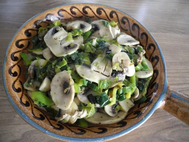 Vegan : Porree - Champignon - Pfanne mit Spargel und Kartoffeln - Rezept - Bild Nr. 13