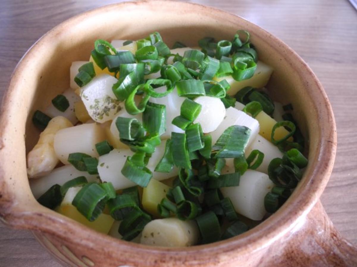 Vegan : Porree - Champignon - Pfanne mit Spargel und Kartoffeln - Rezept - Bild Nr. 14