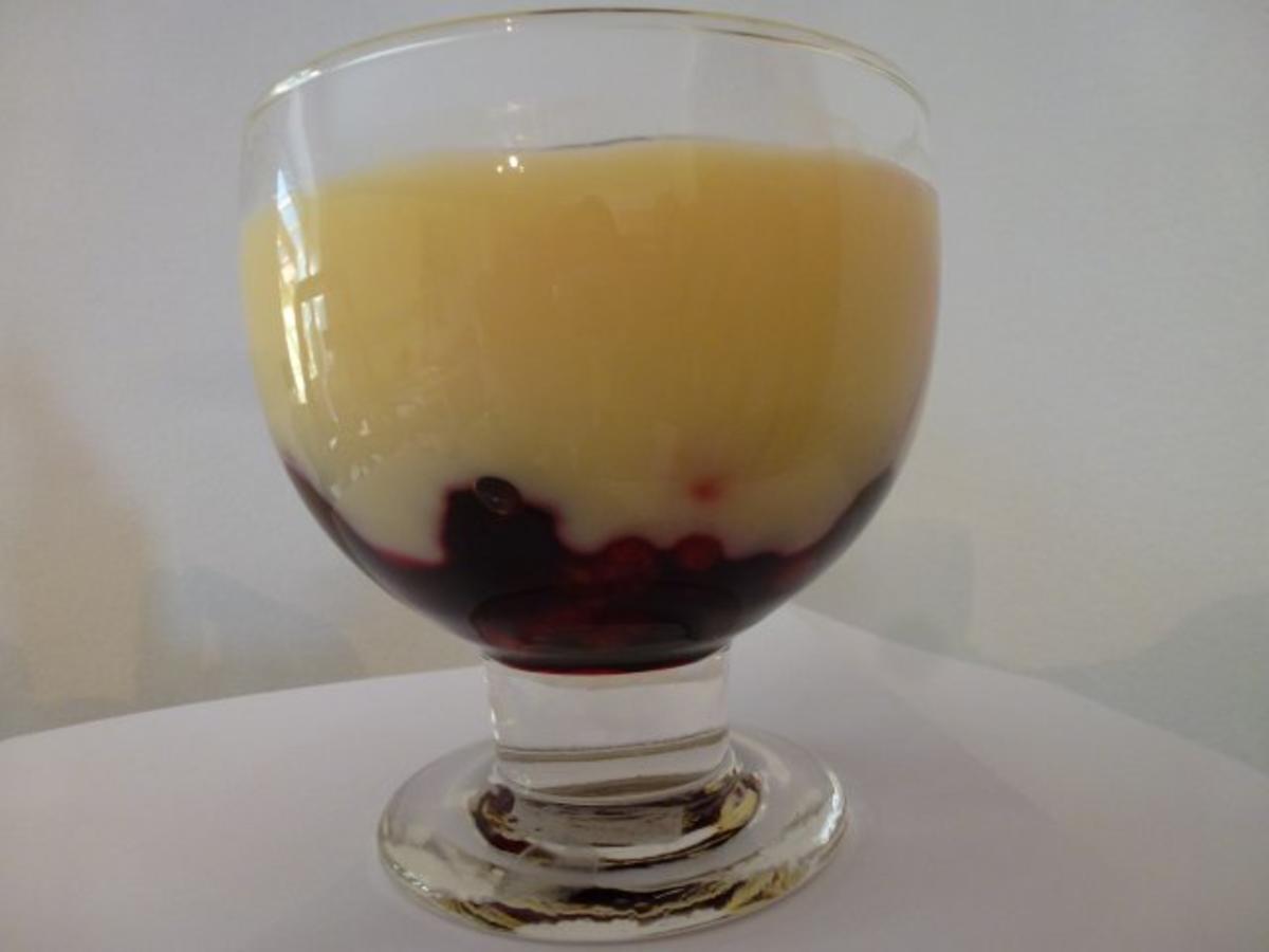 Frucht-Vanillepudding - Rezept
