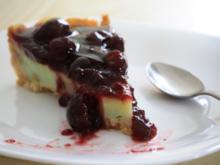 Kuchen: Pudding²-Kirsch-Tarte - Rezept