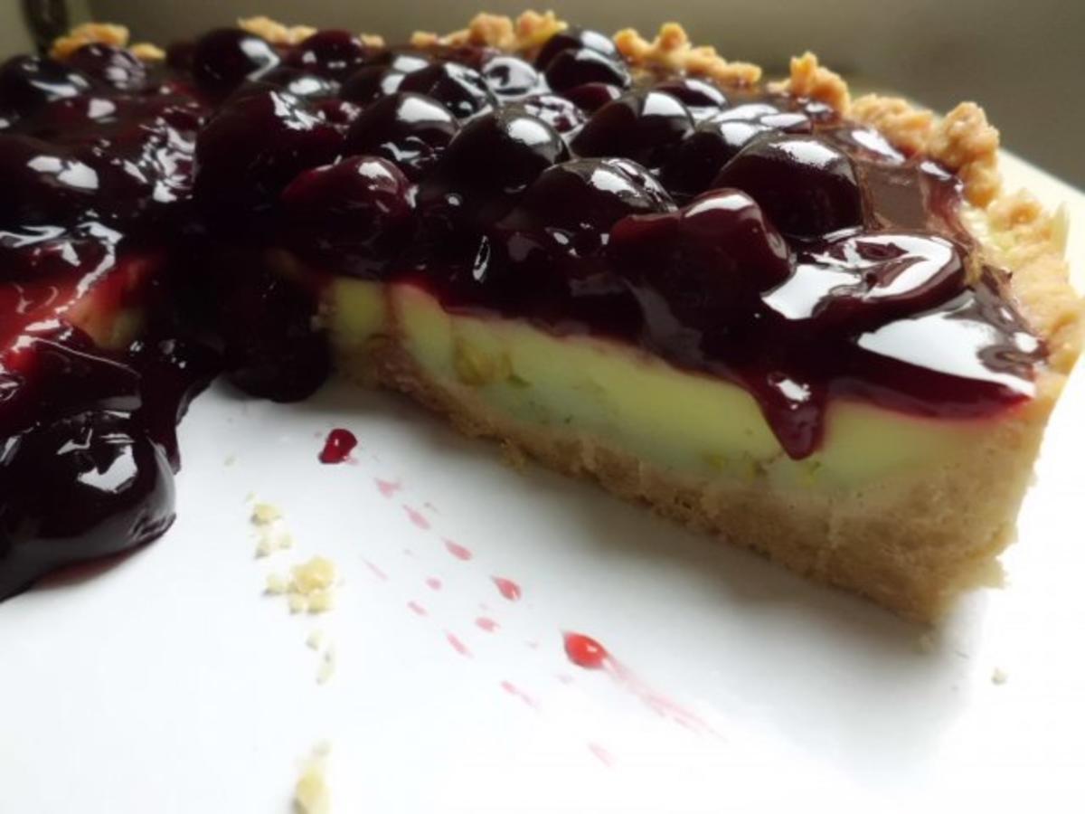 Kuchen: Pudding²-Kirsch-Tarte - Rezept - Bild Nr. 6