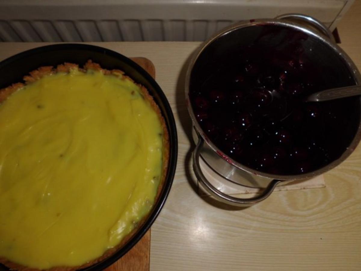 Kuchen: Pudding²-Kirsch-Tarte - Rezept - Bild Nr. 5