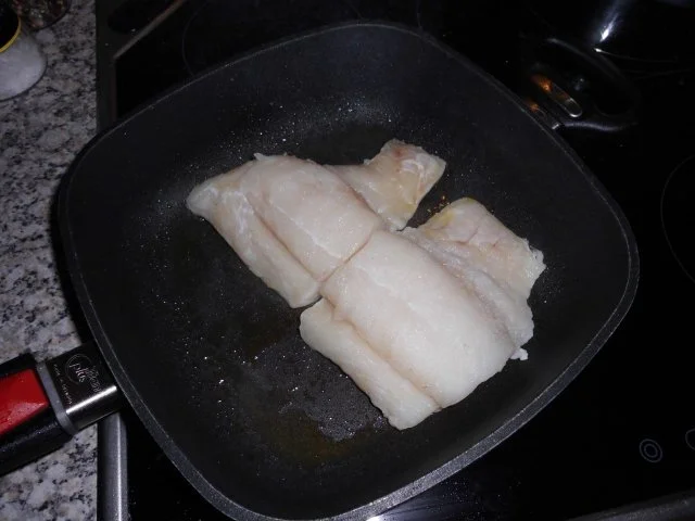 Rezept: Skrei mit Chorizo und Granatapfel>> Bild Nr. 3 Skrei mit Chorizo und Granatapfel>> - Rezept - Bild Nr. 3