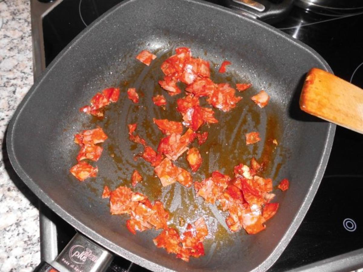 Skrei mit Chorizo und Granatapfel>> Rezept kochbar.de