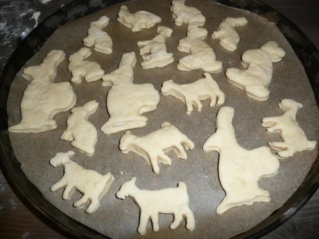 Rezept: Oster - Häschen + Ziegen ! Oster - Häschen + Ziegen ! - Rezept