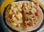 Pizzafladenbrot - Rezept