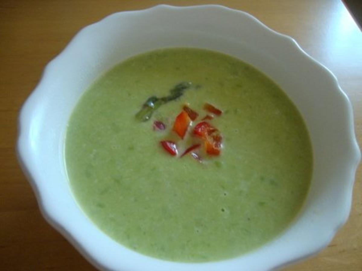 Erbsen - Spargelcremesuppe - Rezept - Bild Nr. 9