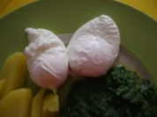 poschierte Hühnereier zu Spinat - Rezept