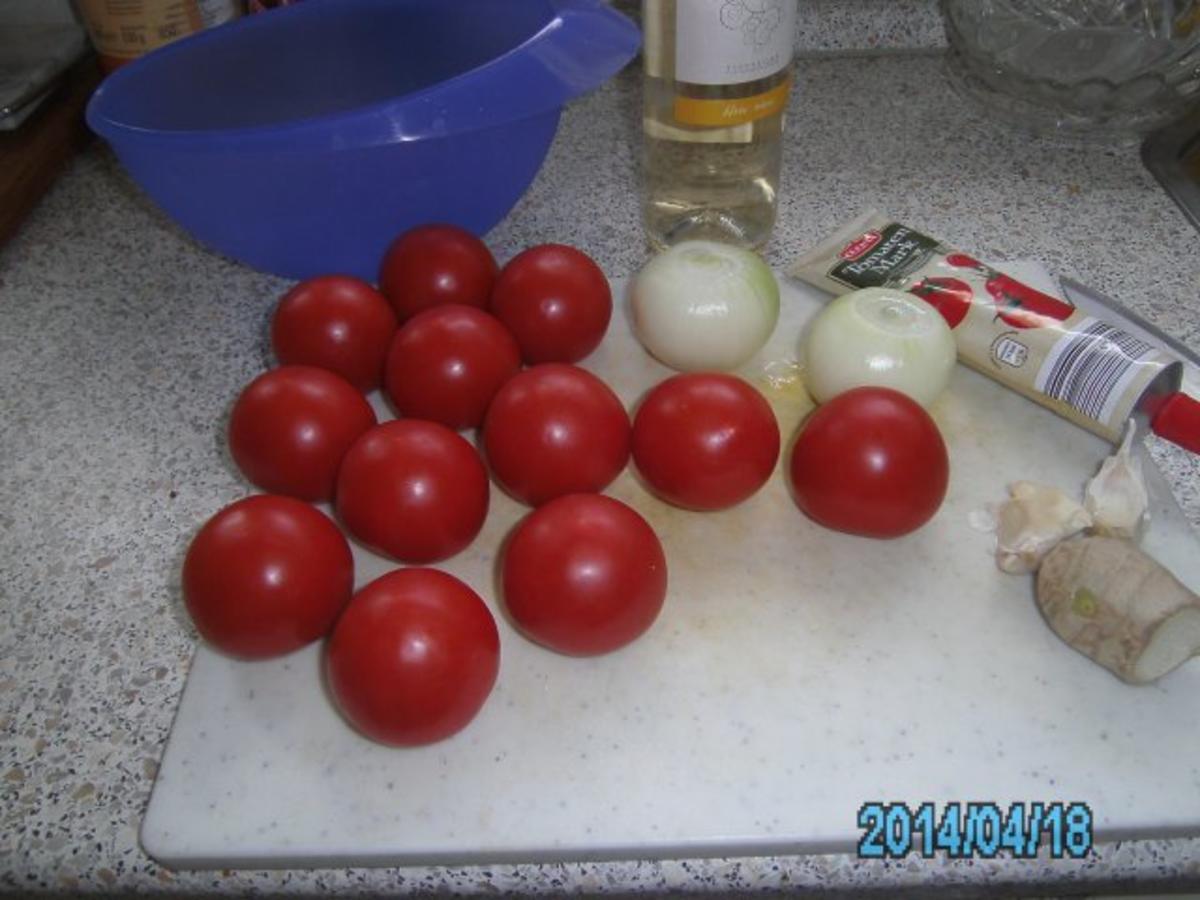 Tomatensuppe an Reis und Pute - Rezept - Bild Nr. 2