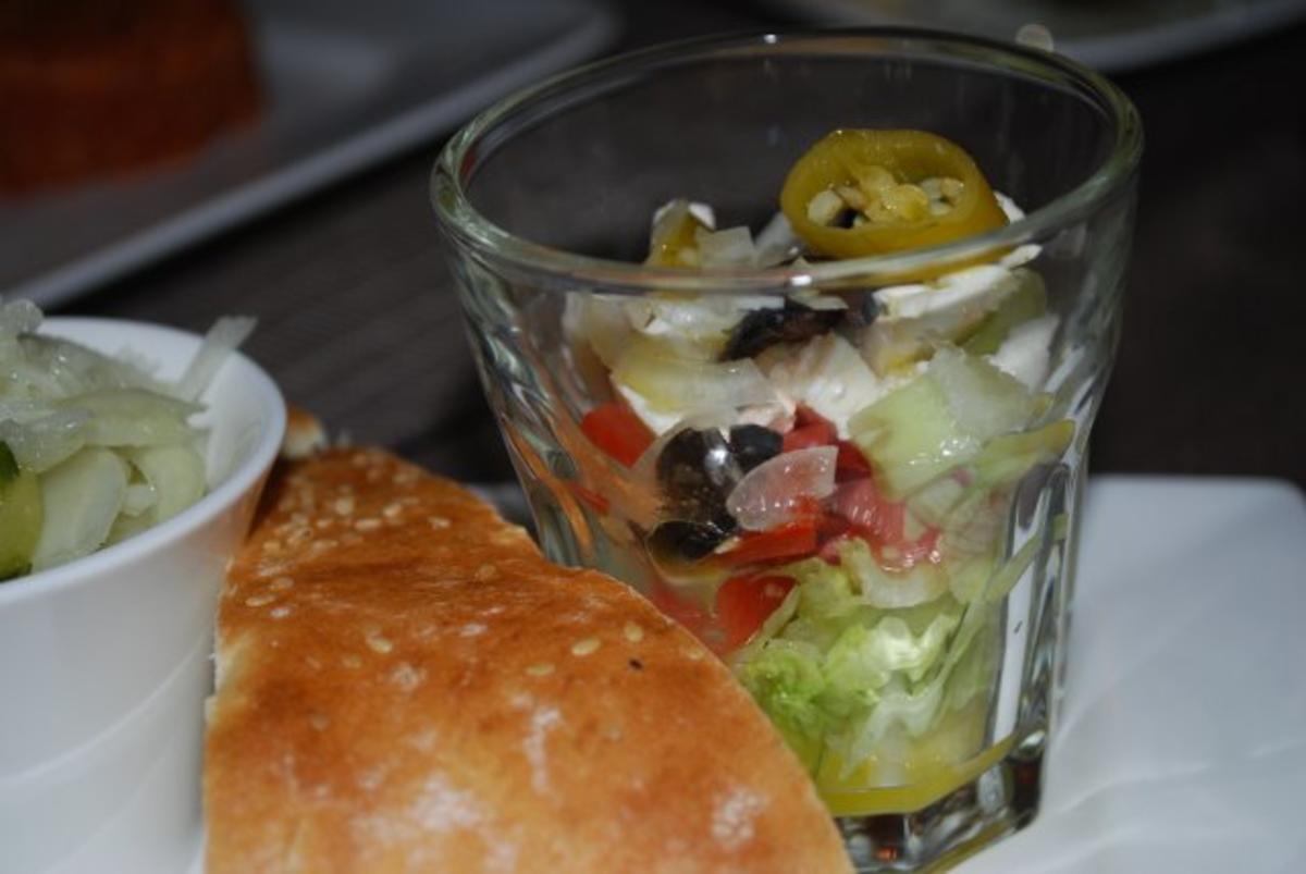 Griechischer Bauernsalat im Glas - Rezept