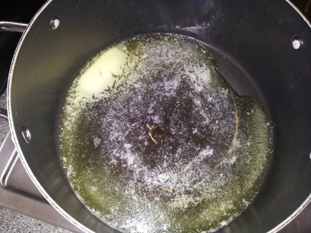 Fisch: Lachs in Dill -  Sahne - Soße zu Bandnudeln - Rezept - Bild Nr. 4