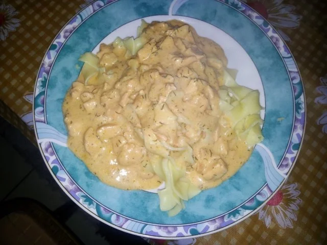 Fisch: Lachs in Dill -  Sahne - Soße zu Bandnudeln - Rezept - Bild Nr. 17