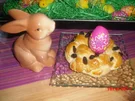 Osterkranz mit Rosinen und Nuss - Rezept