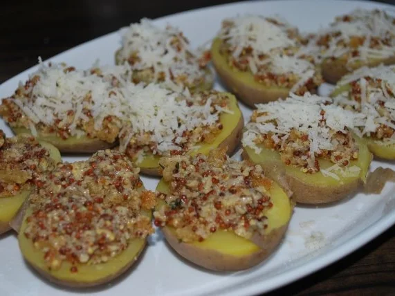 Ofenkartoffeln mit Senf-Parmesan-Kruste - Rezept - Bild Nr. 3