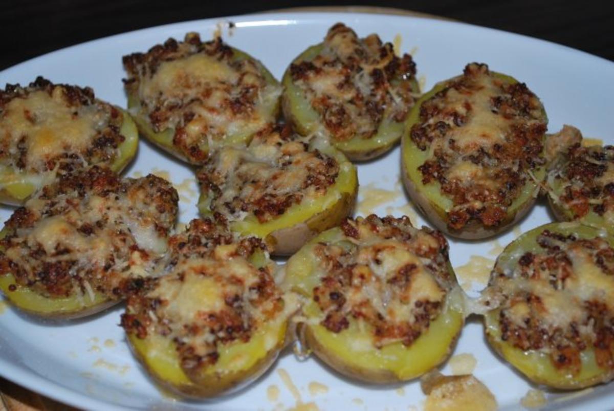 Ofenkartoffeln mit Senf-Parmesan-Kruste - Rezept - Bild Nr. 4