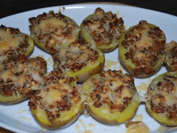 Ofenkartoffeln mit Senf-Parmesan-Kruste - Rezept - Bild Nr. 4