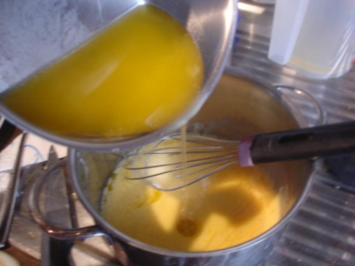 Spargel mit Seelachsfilet im Bierteig, Petersilienkartoffeln und Sauce Hollandaise - Rezept - Bild Nr. 27
