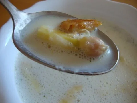Kokos - Spargel Schaumsuppe - Rezept