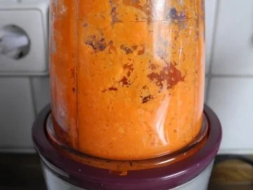 Vegan : Soja süss - sauer mit Karottenraspeln an Reis mit Broccoli - Rezept - Bild Nr. 8