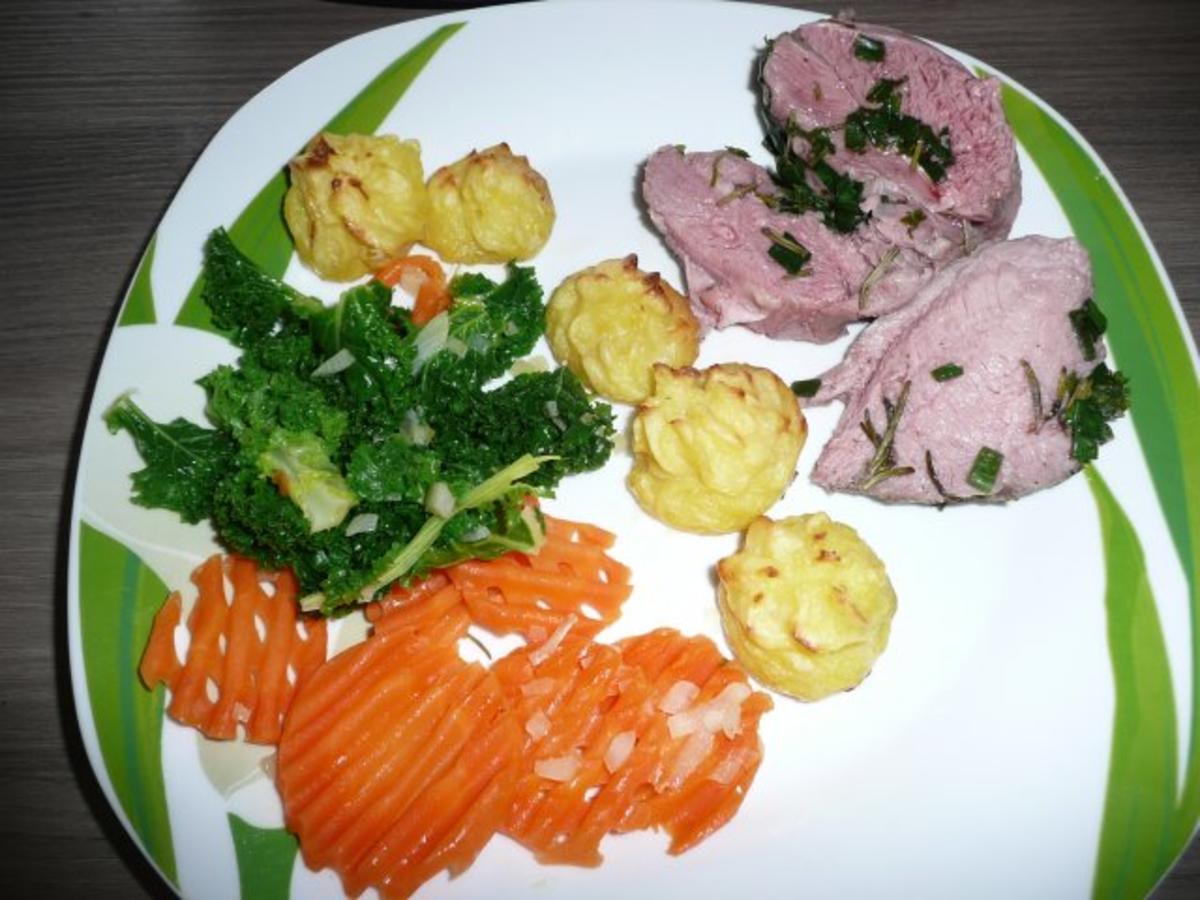 Lamm - Keule NT. garen bei 80°C - Rezept