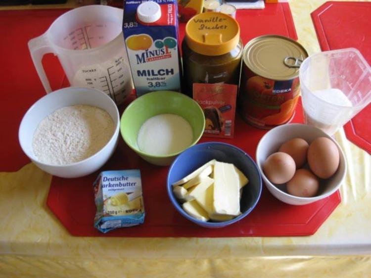 Pfirsich Streusel Kuchen - einfach - von manschie