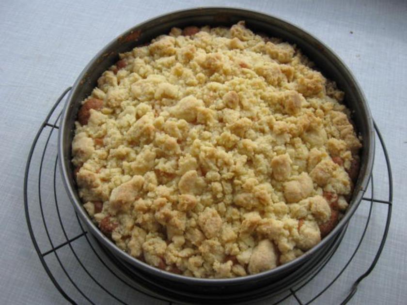 Pfirsich Streusel Kuchen - einfach - von manschie