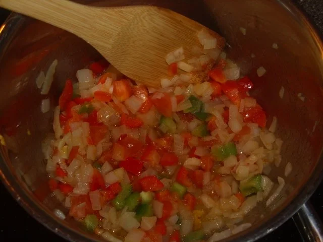 Rezept: Scharfer Reis mit Paprika Bild Nr. 2 Scharfer Reis mit Paprika - Rezept - Bild Nr. 2