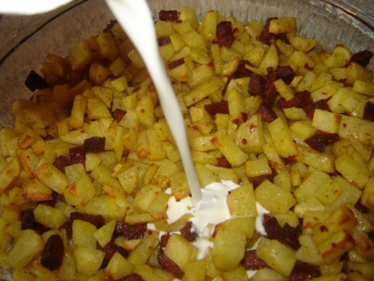 Kartoffeln mit Sucuk aus dem Backofen - Rezept - Bild Nr. 8