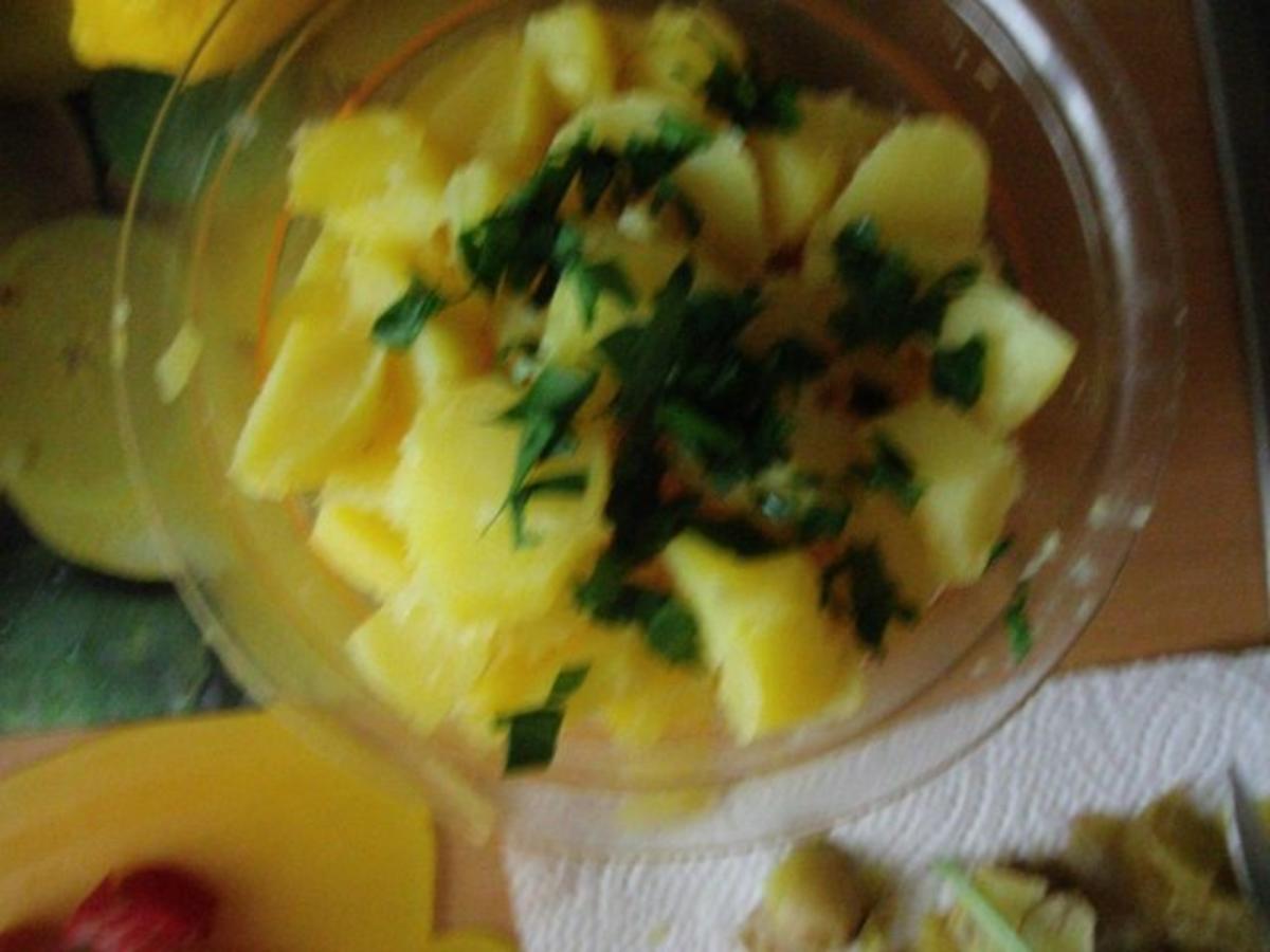 Kabeljaufilet mit Bärlauch-Radieschen Kartoffelsalat - Rezept - Bild Nr. 5