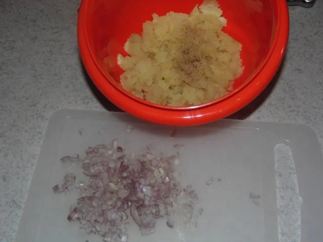 Lammlachse - Gemüsestreifen an Kartoffel Vinaigrette mit überbackenen Kartoffeln - Rezept - Bild Nr. 7