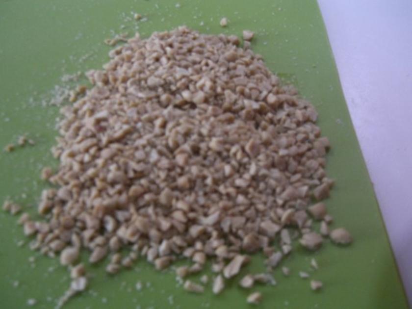 Crunchy Erdnuss Schnitten - einfach - von barbara62