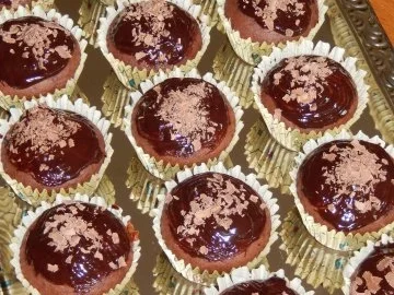 Muffins mit Schokoguss - Rezept