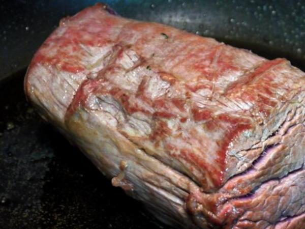 Rinderfilet mit Kräuterpolenta