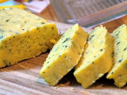 Rinderfilet NT, Rotweinsauce, Kräuterpolenta-Schnitten, Kräuterseitlinge - Rezept - Bild Nr. 6