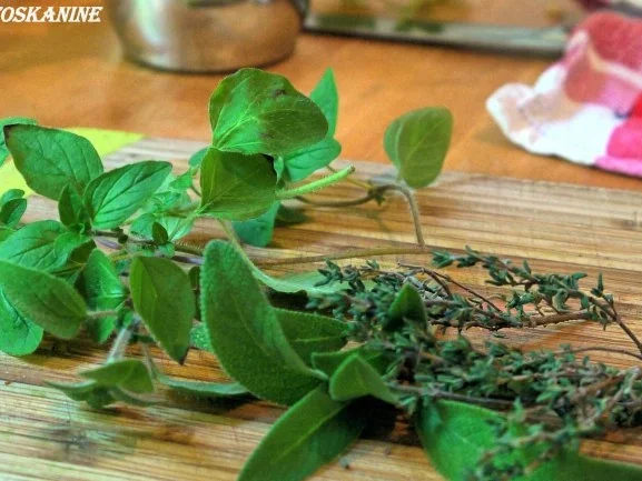 Rinderfilet NT, Rotweinsauce, Kräuterpolenta-Schnitten, Kräuterseitlinge - Rezept - Bild Nr. 2