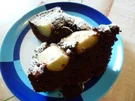 Schoko-Birnenkuchen mit Eierlikör - Rezept