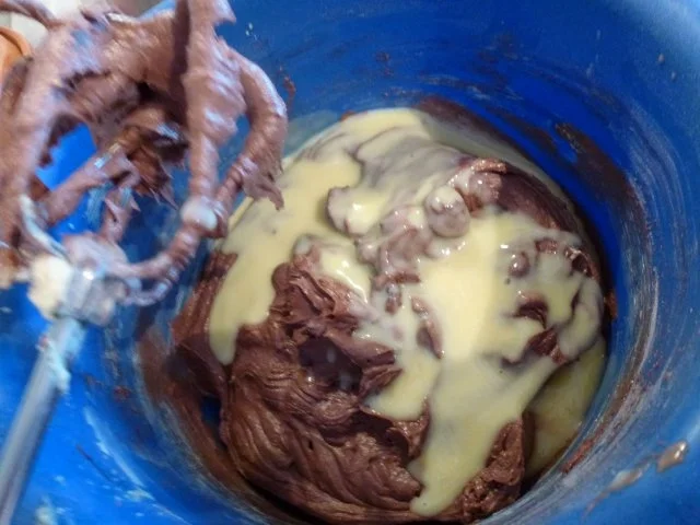 Schoko-Birnenkuchen mit Eierlikör - Rezept - Bild Nr. 8