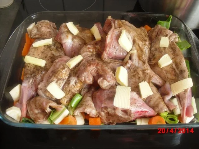 Kaninchenbraten mit Möhrengemüse - Rezept - Bild Nr. 5