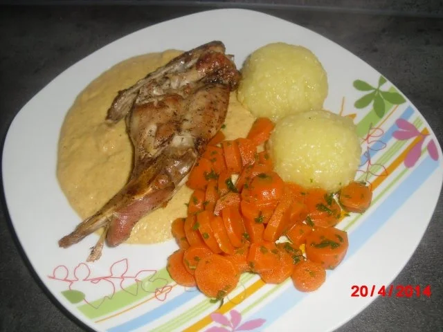 Kaninchenbraten mit Möhrengemüse - Rezept - Bild Nr. 9