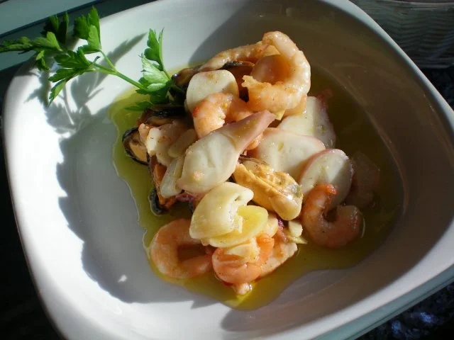Rezept: Meeresfrüchte in Knoblauchöl Bild Nr. 2 Meeresfrüchte in Knoblauchöl - Rezept - Bild Nr. 2