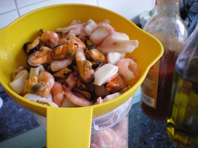 Rezept: Meeresfrüchte in Knoblauchöl Bild Nr. 3 Meeresfrüchte in Knoblauchöl - Rezept - Bild Nr. 3